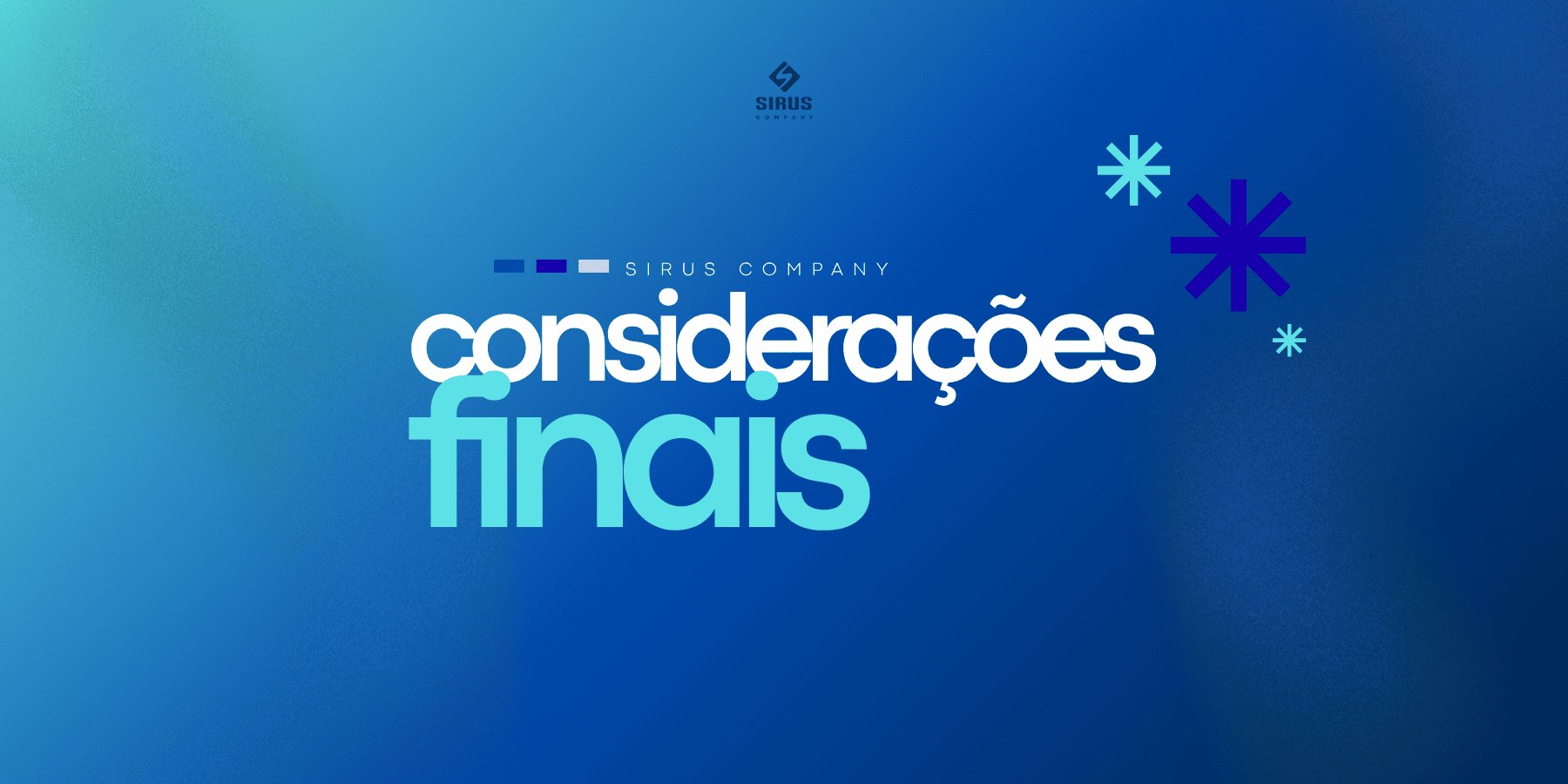considerações finais